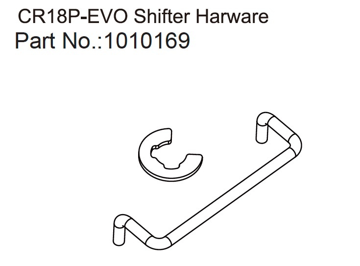 Absima Schalthebel-Hardware Harv./RV - EVO 1:18