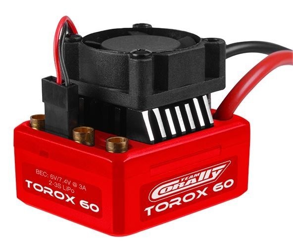 Team Corally Speed Controller- TOROX 60 - Brushless -2-3S