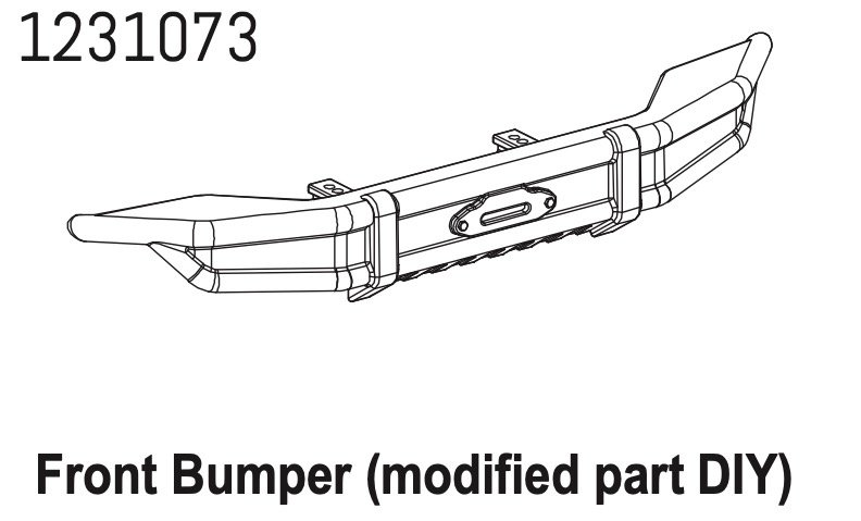 Absima Heavy Duty Stoßfänger vorne (Opt.) CR4.4