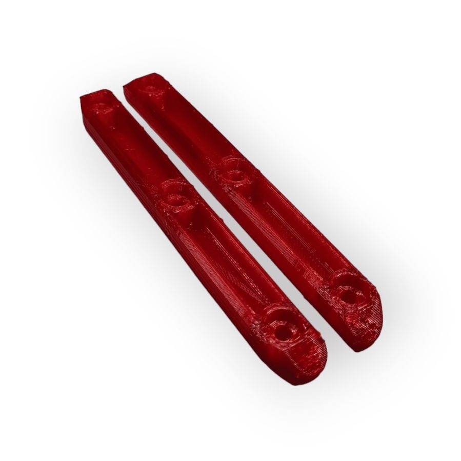JS-Parts ultraflex Dachskid für Arrma Kraton 8s (2) rot