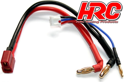 HRC Racing Fahr- und Ladekabel - 4mm Gold Stecker zu