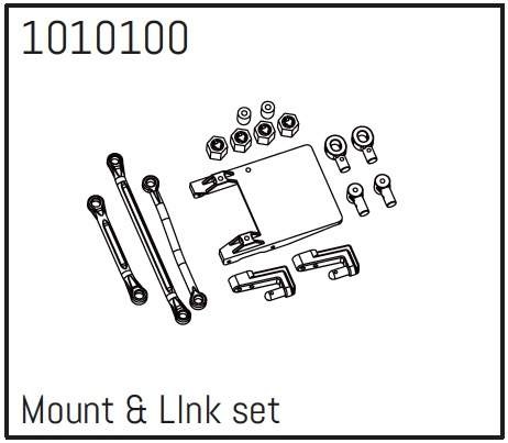 Absima Mount & Link Set - PRO Crawler 1:18