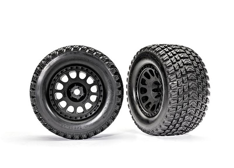 Traxxas GRAVIX Racing-Reifen auf XRT-Felgen schwarz (2)