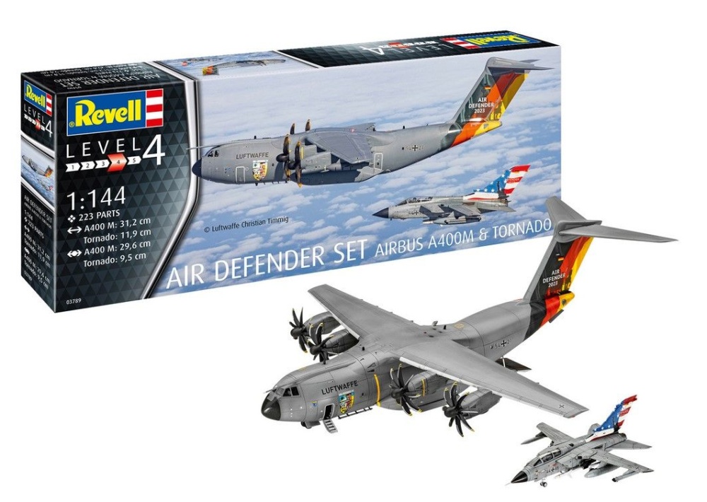 Revell Air Defender Set (Airbus A400M - Tornado)