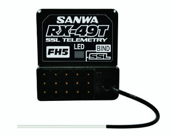 Sanwa  RX-49T Empfänger SXR-SSL wasserfest SANWA SURFACE
