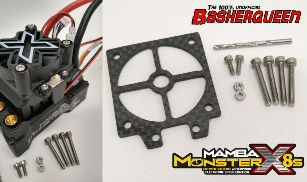 Basherqueen/M2C CCMX8 Carbon Fiber Switch Mount