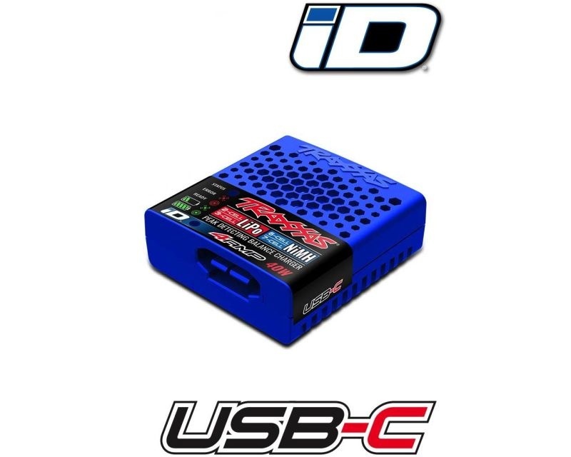 Traxxas USB-C 4A Lader 40W NiMH/LIPO TRAXXAS mit