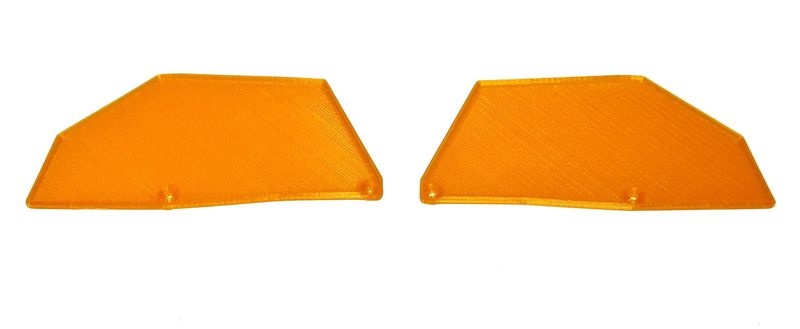 JS-Parts Schutzbleche ultraflex orange für Traxxas Maxx