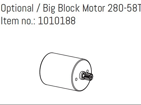 Absima Opt. Big Block Motor 280-58T AB240376