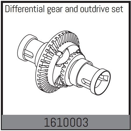 Absima Differential Gear and Outdrive Set