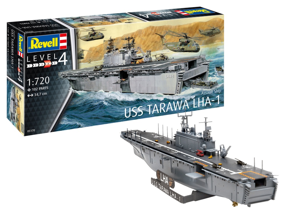 Revell Assault Ship USS Tarawa LHA-1