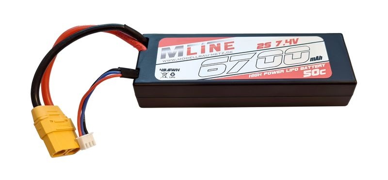 MLine Power Racing 50C - 6700mAh - 2S - 7,4V - XTT-90 -
