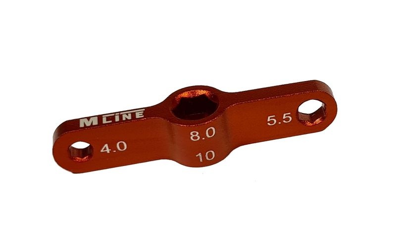 MLine Alu Mini Universal-Steckschlüssel 4.0/5.0/8.0/10mm