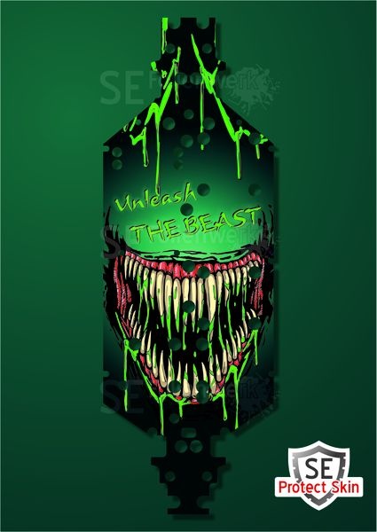 JS-Parts SE Protect Skin Printed D02 Unleash the Beast