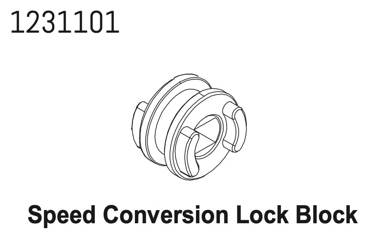 Absima Sperrblock Speed-Shift CR4.4