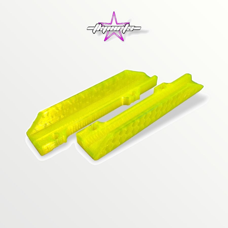 JS-Parts ultraflex Siderail für Losi LMT (2) gelb