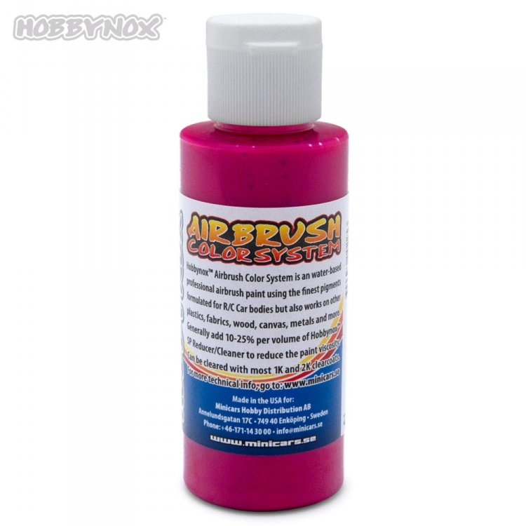 Hobbynox Airbrush Color Transparent Pink 60ml