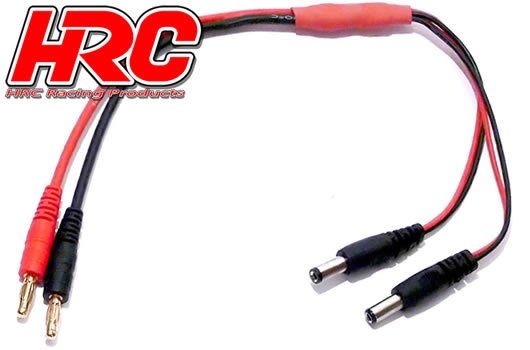 HRC Racing Ladekabel - Gold - Banana Plug zu Futaba /