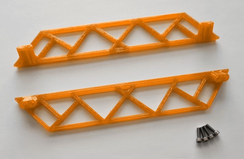JS-Parts ultraflex Sidebar für Traxxas X-Maxx/XRT orange