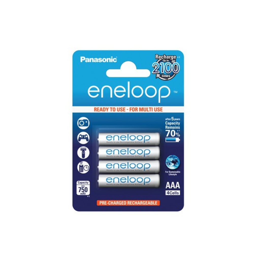 Panasonic Eneloop AAA Micro 800 maH Ready to Use