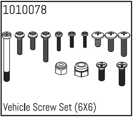 Absima Vehicle Screw Set (6X6)