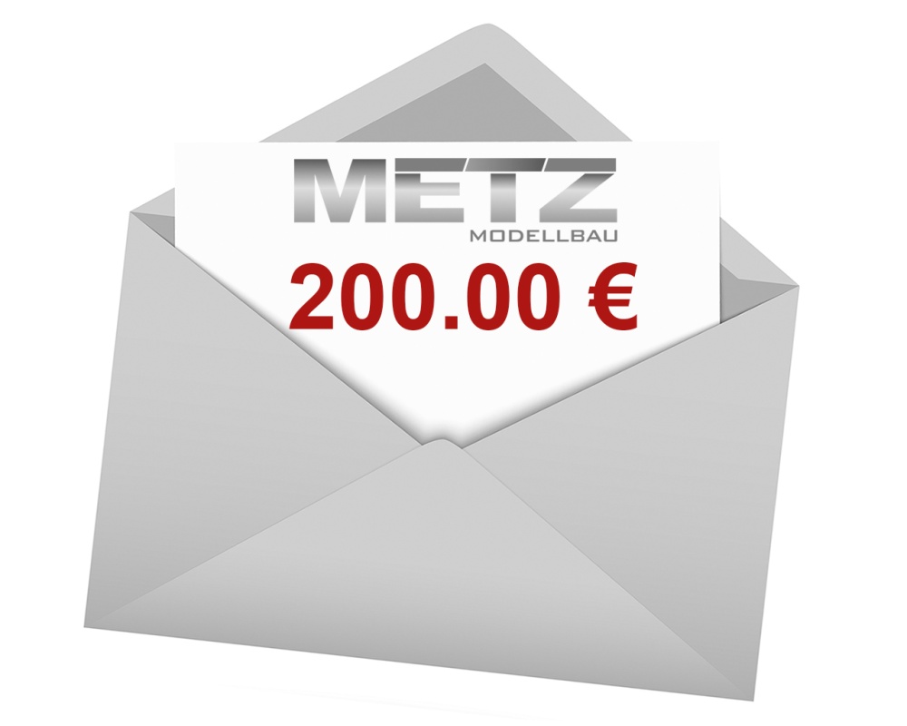 Modellbau Metz Geschenkgutschein
