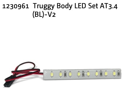 Absima Truggy Karosserie LED Set AT3.4(BL)-V2