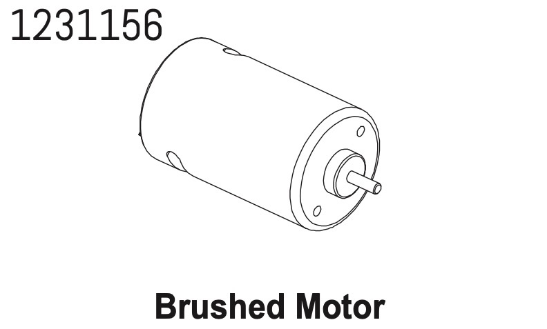 Absima 550 Brushed Motor CR4.4