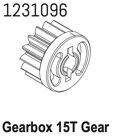 Absima Metallgetriebe 15T-M1.0 CR4.4