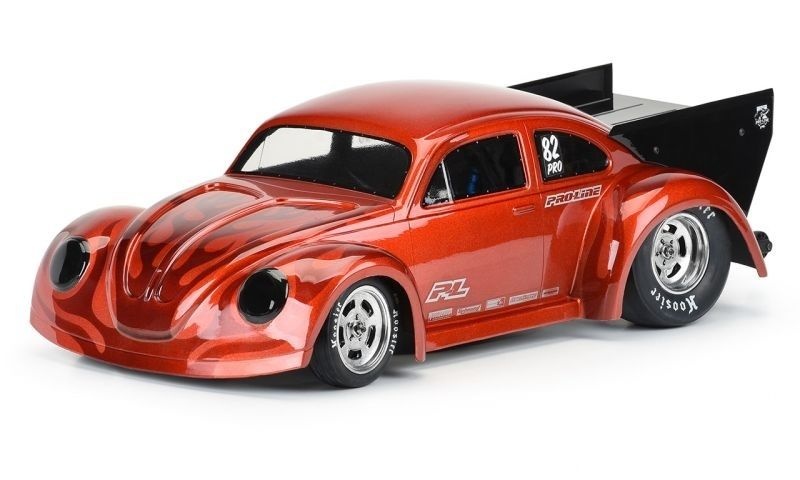 Pro Line Volkswagen Drag Bug Karo klar 1:10 für