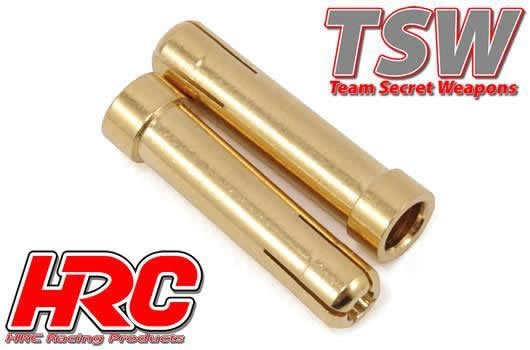 HRC Racing Stecker - Gold - TSW Pro Racing - Adapter Rohr -