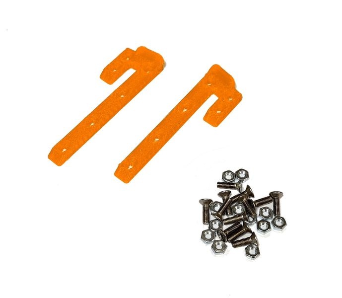 #Auslauf JS-Parts ultraflex Dachskid 70x20mm für 1/8 orange