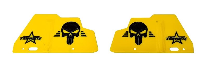 JS-Parts ultraflex Mudguards gelb/schwarz
