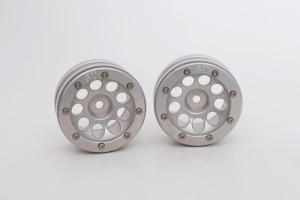 Metsafil Beadlock Wheels PT- Ecohole Silber/Silber 1.9