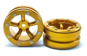 Metsafil Beadlock Wheels PT-Safari Gold/Gold 1.9 (2 Stk)