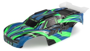 Hyper Go Karosserie Truggy Hyper Go blau/grün