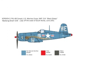 Italeri 1:72 US F-4F Corsair Korean W