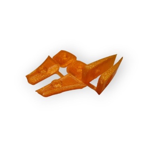 JS-Parts ultraflex Karoscheiben für Traxxas X-Maxx orange