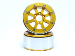 Metsafil Beadlock Wheels HAMMER gold/gold 1.9 (2) ohne