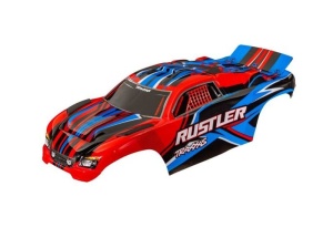 Traxxas Karosserie Rustler rot clipless TRAXXAS