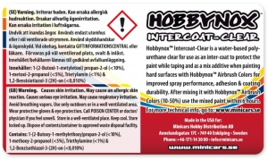 Hobbynox Airbrush Color Intercoat-Clear 2-in-1 Cover Coat