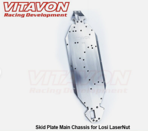 Vitavon Chassis-Platte silber für Lasernut