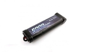 Gens ace 5000mAh 8.4V 7-Cell NiMH Flat Battery Pack with