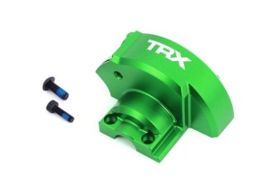 Traxxas Getriebe-Abdeckung Alu grün TRAXXAS Maxx Slash