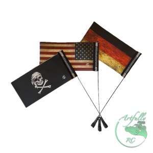 Artfully RC - Design-RC-Flagge - 1/18 - 1/24 - Piraten