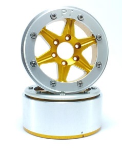 Metsafil Beadlock Wheels SIXSTAR gold/silber 1.9 (2) ohne