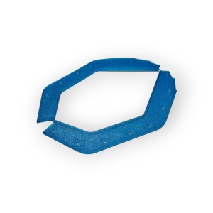 JS-Parts ultraflex Fender vorne für Arrma Kraton 6s blau