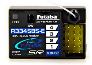 Futaba T4PM 2.4GHz T-FHSS-SR + R334SBS-E