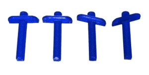 JS-Parts ultraflex Karosseriehalter v/h blau