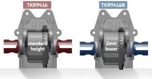 Tekno RC TKR9416B - Getriebe (-2 mm, V/R, EB/NB/ET/NT48 2.x)